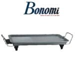 Bonomi Plaque à grillade plancha barbecue électrique en granit anti-adhésive thermostat réglable 1600w