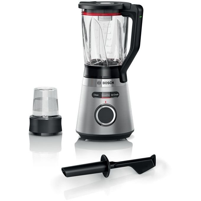 1 (15) Bosch Blender mixeur VitaPower 1200w en inox bol en verre thermoSafe 1,5L inclu mini hachoir + smoothie – Image 1