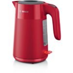 Bosch MyMoment bouilloire électrique rouge 2400w 1,7L triple sécurité filtre anti calcaire grande ouverture sans BPA