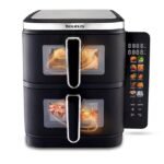Taurus Air fryer double XXL 11L sans BPA sans PFOA écran tactile 5 fonctions 10 programmes automatique 2800w noir 2 ans de garantie