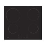 Candy CH64CCB Plaque de cuisson électrique encastrable vitrocéramique 60cm ,4 zones