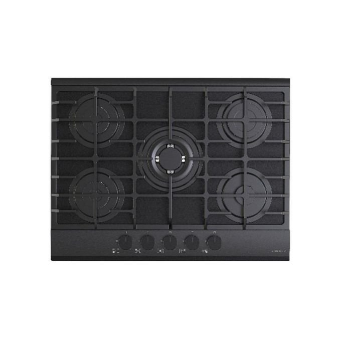 1 (27) Schneider Plaque de cuisson à gaz encastrable en verre dur noir qualité prémium 5 feux 70cm Grilles en Fonte renforcée allumage électrique sécurité par thermocouple – Image 1