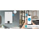 Midea Chauffe Eau Électrique Connecté Smart Wifi Slim 50 l Design Élégant Vertical Ou Horizontal