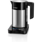 Bosch Premium série Bouilloire électrique programmable en acier inoxydable 1,7L 2200w touches tactiles arrêt automatique