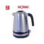 Solac Selecta bouilloire électrique en acier inoxydable 1,7L 2200w résistance cachée température réglable