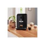 Bosch Machine à café tout-automatique VeroCafe avec mousseur à lait ,5 prog, Noir lustré