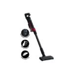Hoover Aspirateur balais sans fil cyclonique 14.4V autonomie:40min noir/Rouge Puissance 500 Powertime technologie ultra compact X3