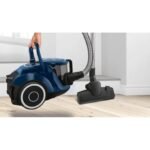Bosch Aspirateur sans sac cyclonique moteur puissant avec filtre Hepa couleur bleu