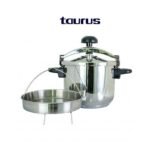 Taurus Cocotte minute en acier inoxydable ONTIME CLASSIC 6L Avec panier vapeur 2 systèmes de sécurité compatible tous feux