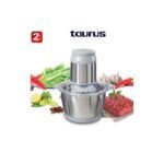 Taurus Hachoir électrique Chopper puissant 600w 4 lames large bol1.8L inox 2ans de garantie