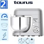 Taurus Robot pétrin multifonction Mixing chef new XL Bol 7 L 1800w 6 vitesses - 2 ans de garantie