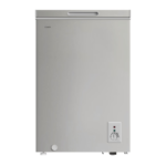 Congélateur coffre gris 100L (net) convertible en réfrigérateur