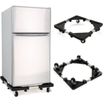 Support réfrigérateur/congélateur en aluminium/plastique du coin renforcé réglable 77x66cm avec roulettes