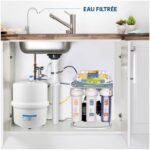 Filtre à eau osmoseur sous évier à 7 étapes professionnel avec baromètre et robinet installation facile – Image 4