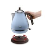 DELONGHI Icona Vintage Bouilloire électrique 1,7L 2000w sans fil acier inoxydable/bleu – Image 2