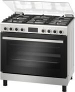 BOSCH Pack Cuisinière 90 inox Full options + Hotte 90cm inox – Image 2