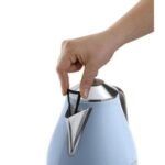 DELONGHI Icona Vintage Bouilloire électrique 1,7L 2000w sans fil acier inoxydable/bleu – Image 3
