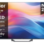 HAIER Smart TV 55" QLED 4K UHD Google TV, Bluetooth & Wi-Fi
