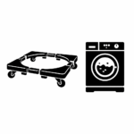 Support Machine à laver