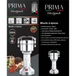 Prima Moulin à épices broyeur professionnel Haute vitesse multifonctions broyeur d'herbe Électrique 150G en acier inoxydable à 3 lames moteur 100% cuivre très puissant 700W