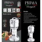 Prima Moulin à épices broyeur professionnel Haute vitesse multifonctions broyeur d'herbe Électrique 250G en acier inoxydable à 3 lames moteur 100% cuivre très puissant 1200W