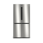 BOSCH Réfrigérateur multi-portes congélateur en bas Série4 Acier brossé anti-traces VITAFRESH 90,5*183CM