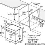 Bosch Série 6 Four multifonction 60 cm Autonettoyable 10 fonctions Noir – Image 2