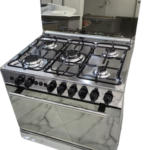ACTIVE CHEF CUISINIERE C8605 80*60 INOX 5F FONTE VENTILO