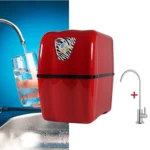 AQUABO FILTRE A EAU TIGER PREMIUM ROUGE 6 ÉTAPES OSMOSE INVERSE+MEMBRANE PALLAS+ROBINET