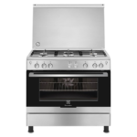 ELECTROLUX CUISINIERE BLANC MIXTE 90CM FONTE SECURITE