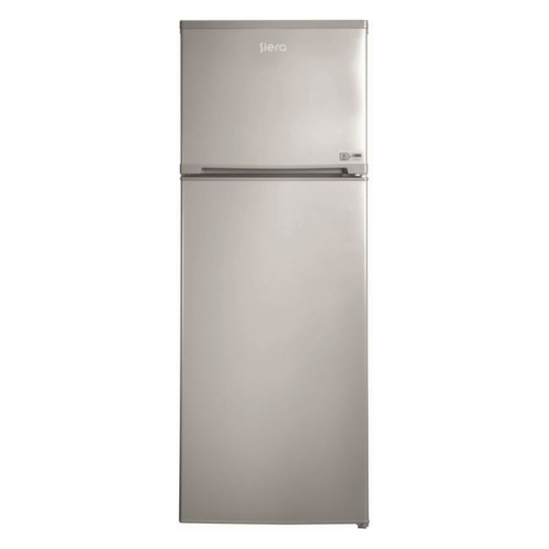dp30 SIERA Réfrigérateur - SILVER - 300L - Statique - 2 portes - Congélateur en haut - 149*55*60Cm – Image 1