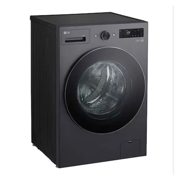lave-linge-lg-de-15-kg-avec-seche-linge-de-8-kg-chargement-frontal-6-mouvements-s-dd-ai-dd-turbowash360-noir-mat-f0z6drp24 LG LAVANTE SECHANTE NEW 15KG/8 NOIR SMART AI THINQ TURBOWASH360 STEAM 65 x 95 x 64,5cm – Image 1