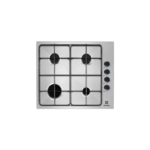ELECTROLUX PLAQUE A GAZ ENCASTRABLE INOX 4F EMAILLE 60CM SECURITE MADE IN ITALY