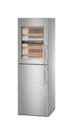 Liebherr SWTNes 4285 PremiumPlus Combiné pose libre avec compartiment cave à vin et IceMaker et congélateur - cm. 60 h 185 - lt. 327 - 48 bouteilles - acier inoxydable – Image 3
