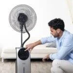 Taurus MIST FAN Ventilateur humidificateur avec nébuliseur ioniseur diffuseur de parfum fonction anti-moustique 3 vitesses réservoir d'eau 3,1L écran digital tactile – Image 4