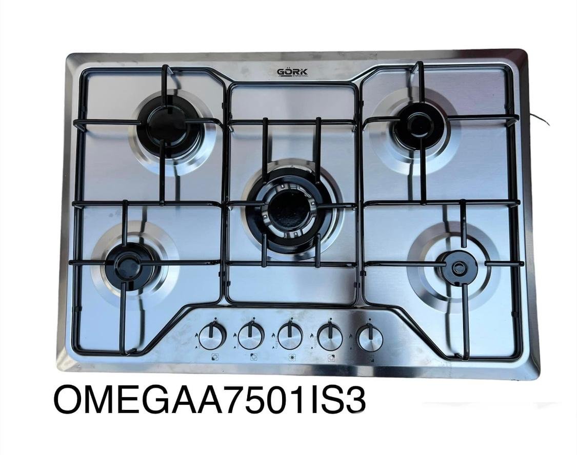 WhatsApp Image 2026-02-02 at 12.02.58 (1) GORK OMEGA PLAQUE A GAZ ENCASTRABLE INOX 70CM 5F ÉMAILLÉ – Image 1