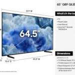 Samsung Vision AI Smart 65'' QLED Q8F UHD 4K serie 8 + Récepteur intégré (QA65Q8FAAUXMV)