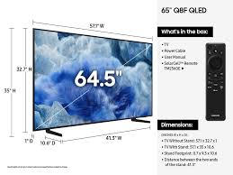 Samsung Vision AI Smart 65'' QLED Q8F UHD 4K serie 8 + Récepteur intégré (QA65Q8FAAUXMV)