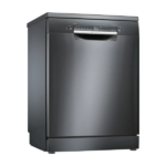 BOSCH Lave-vaisselle 13Couverts 6 Programmes Noir Série4 Smart Wifi 60cm Anti-traces