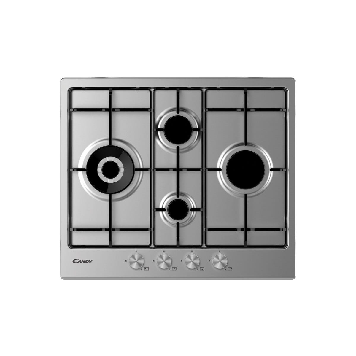media CANDY PLAQUE A GAZ ENCASTRABLE INOX 4FEUX EMAILLE SECURITE – Image 1