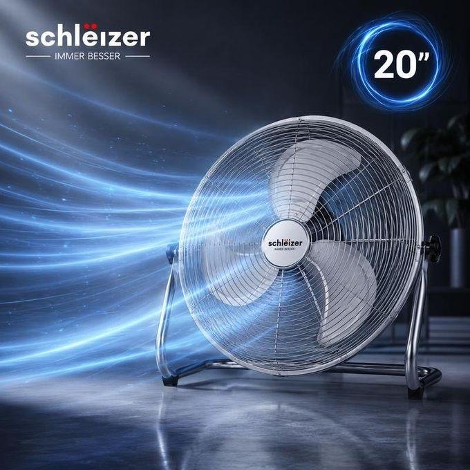 gvc.product.image.1780946537123.ed718e62-ad26-457e-88bf-d780d705275a schlëizer Ventilateur de sol métallique 20" avec socle 3 vitesses pour usage domestique et professionnel – Image 1