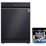 LG LAVE VAISSELLE 14 COUVERTS QUADWASH SMART WI-FI NOIR DIRECT DRIVE 3° TIROIR 10 PROGRAMMES
