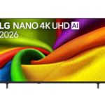 LG Smart TV NANO 4K UHD AI NU85 65 pouces 2026