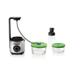 Bosch Blender 2en1 mixeur et sous vide VitaPower 1000w 2L série8 inox avec 2 boites et un récipient smoothie sous vide – Image 4