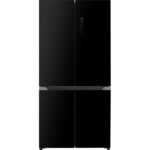 VEK SIDE BY SIDE AMÉRICAIN 4 PORTES NOIR 491L NET TAACTILE INVERTER 90X190X60CM
